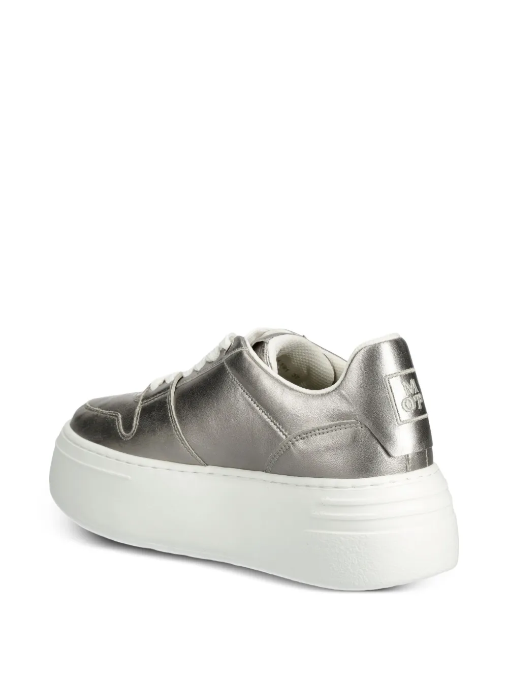 Marc O'Polo metallic-finish platform sneakers Grey