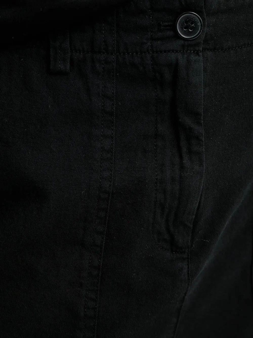 Marc O'Polo Mini-rok met knoopsluiting en zak Zwart