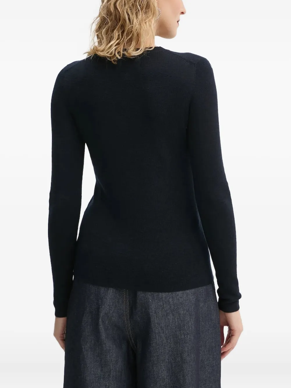 Marc O'Polo Wollen vest Blauw