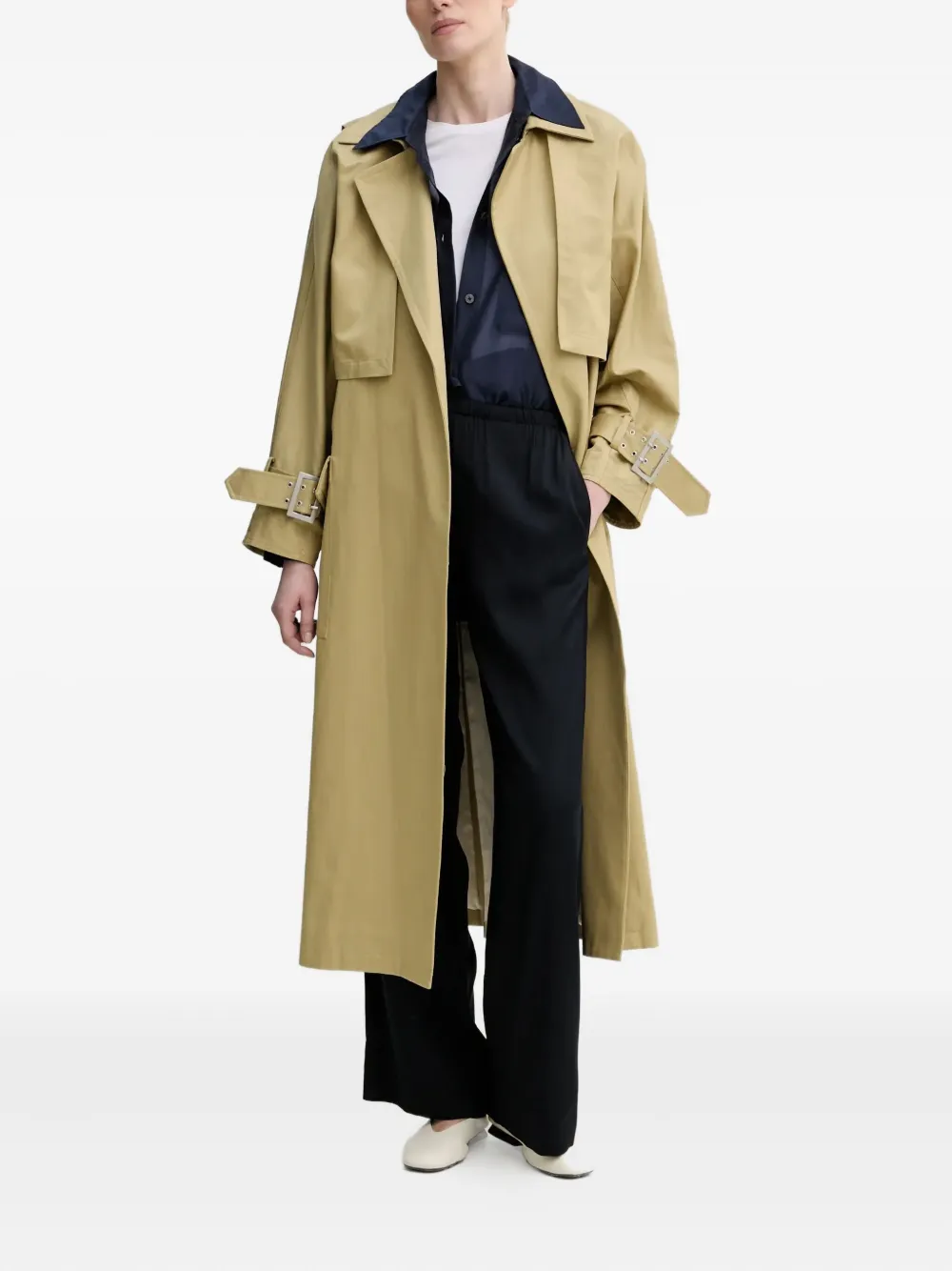 Marc O'Polo blouse met lange mouwen - Blauw