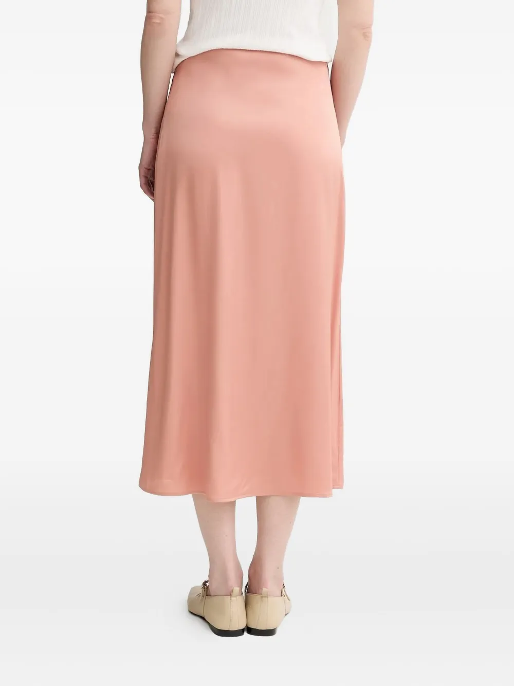 Marc O'Polo Straight midi-rok met uitgesneden details - Oranje