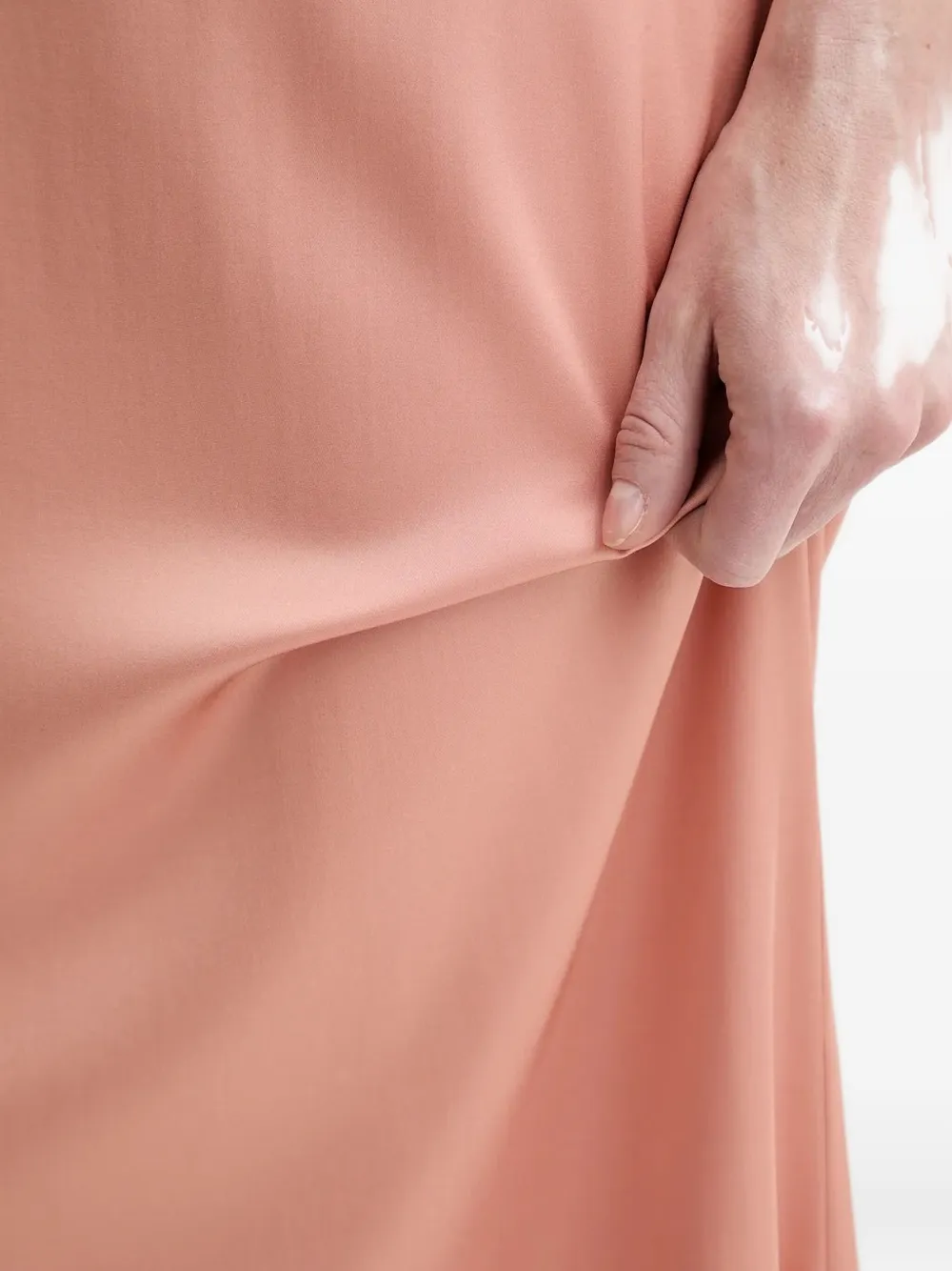 Marc O'Polo Straight midi-rok met uitgesneden details Oranje