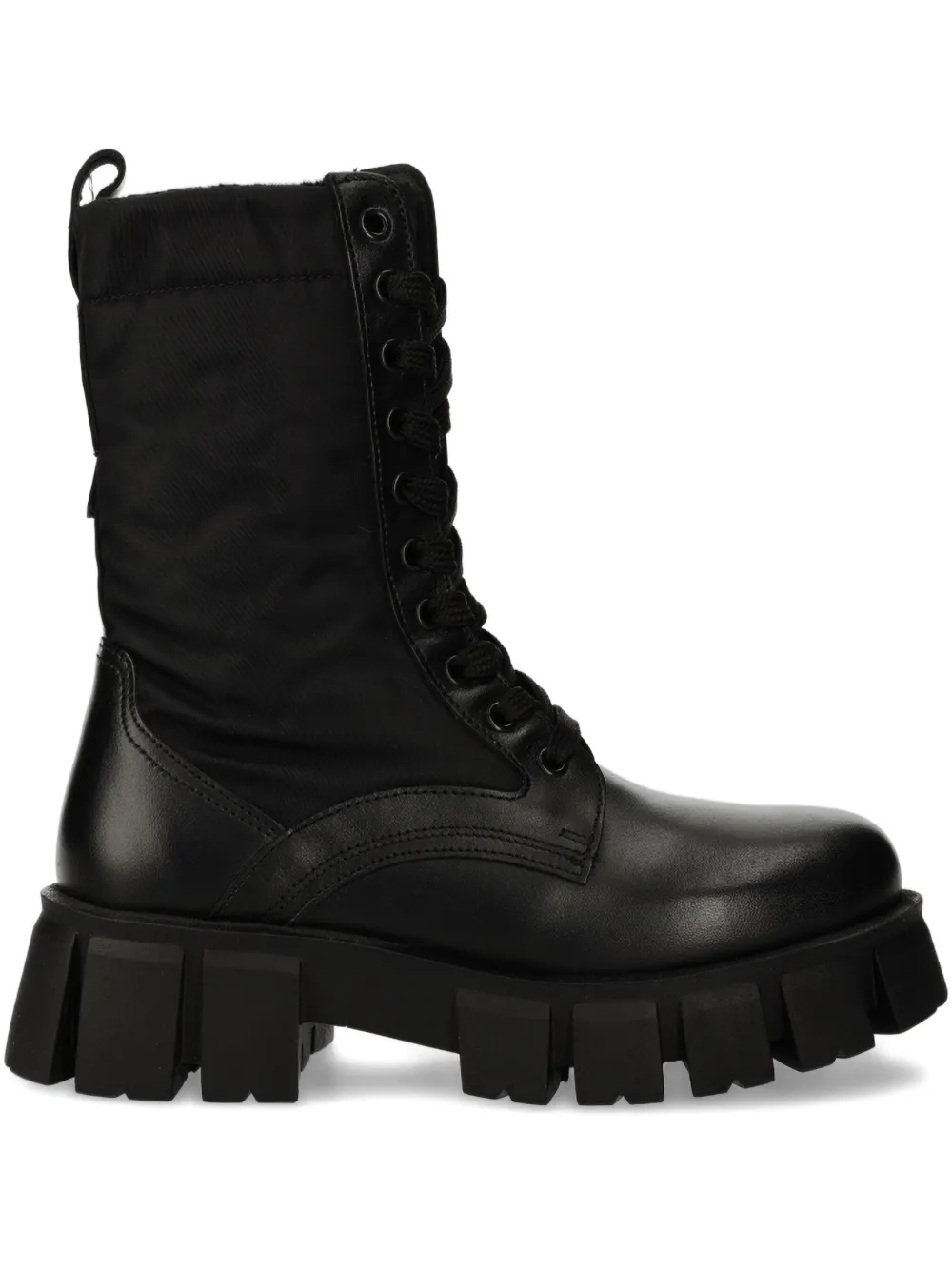 Marc O'Polo 50mm lace-up lug sole boots Zwart