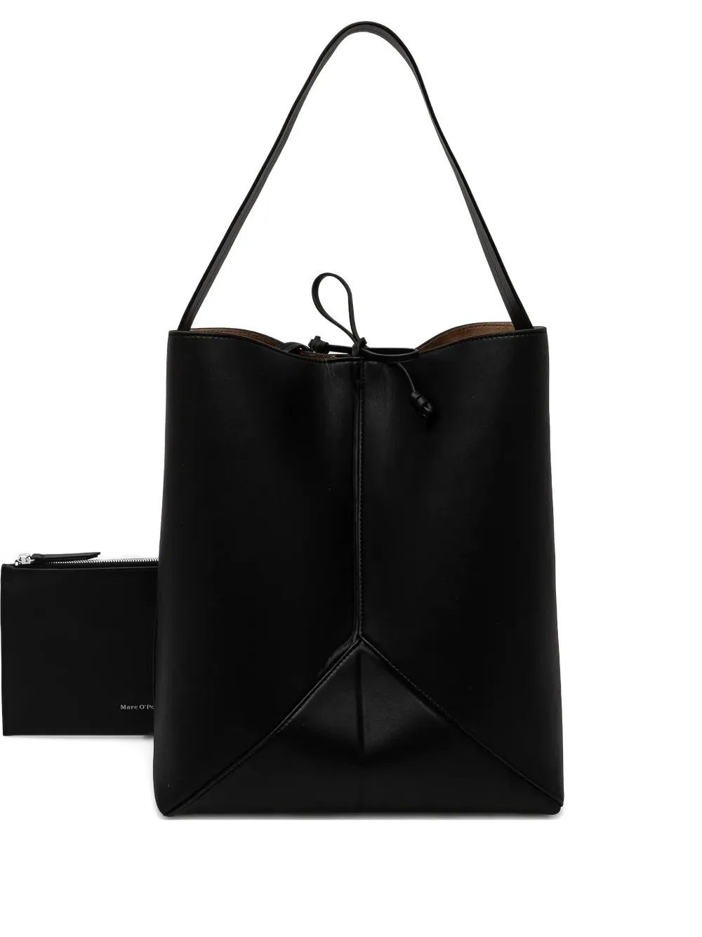 Marc O'Polo drawstring tote bag Zwart