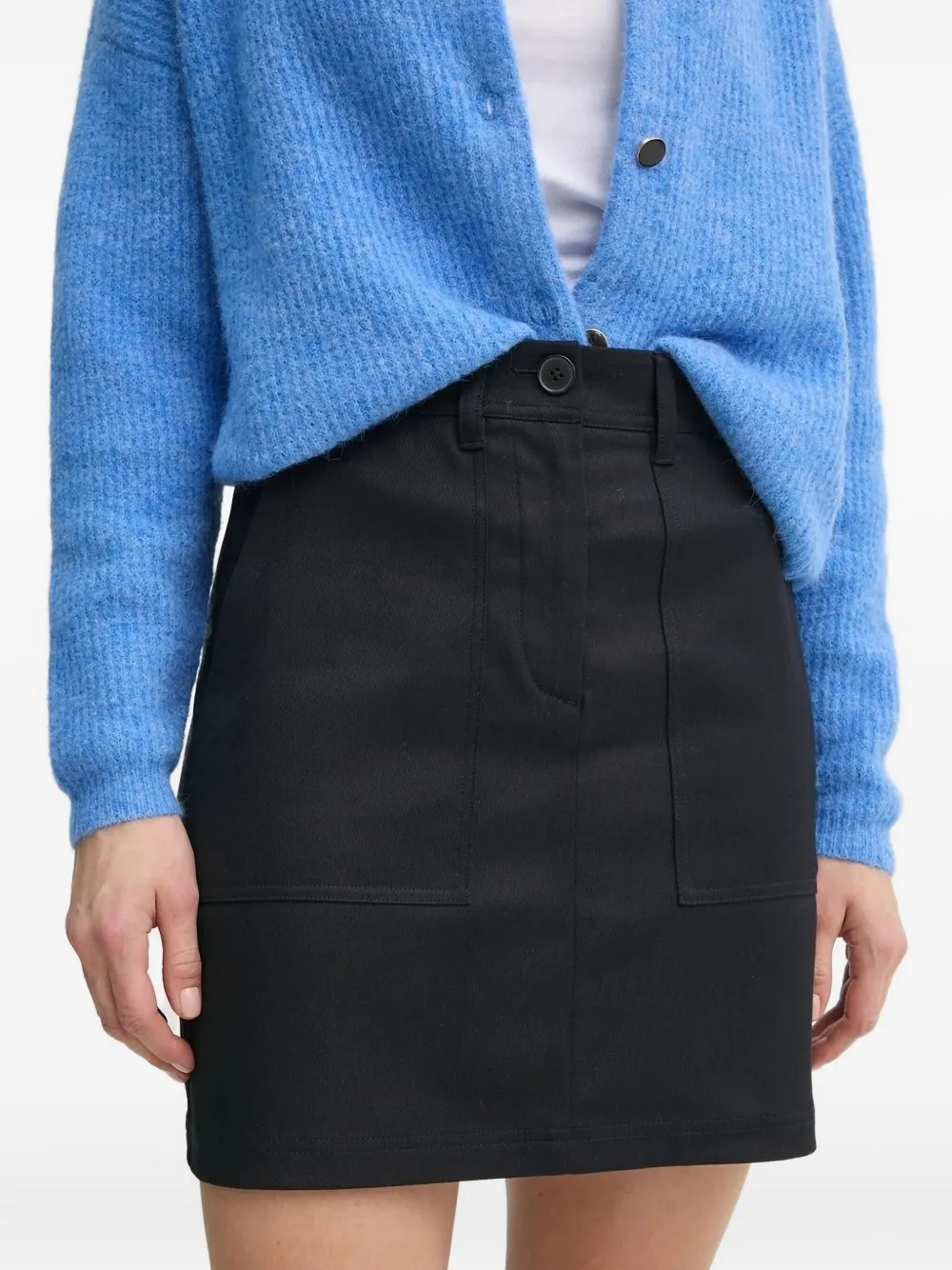 Marc O'polo Pocket Belt-loops Skirt In Blue