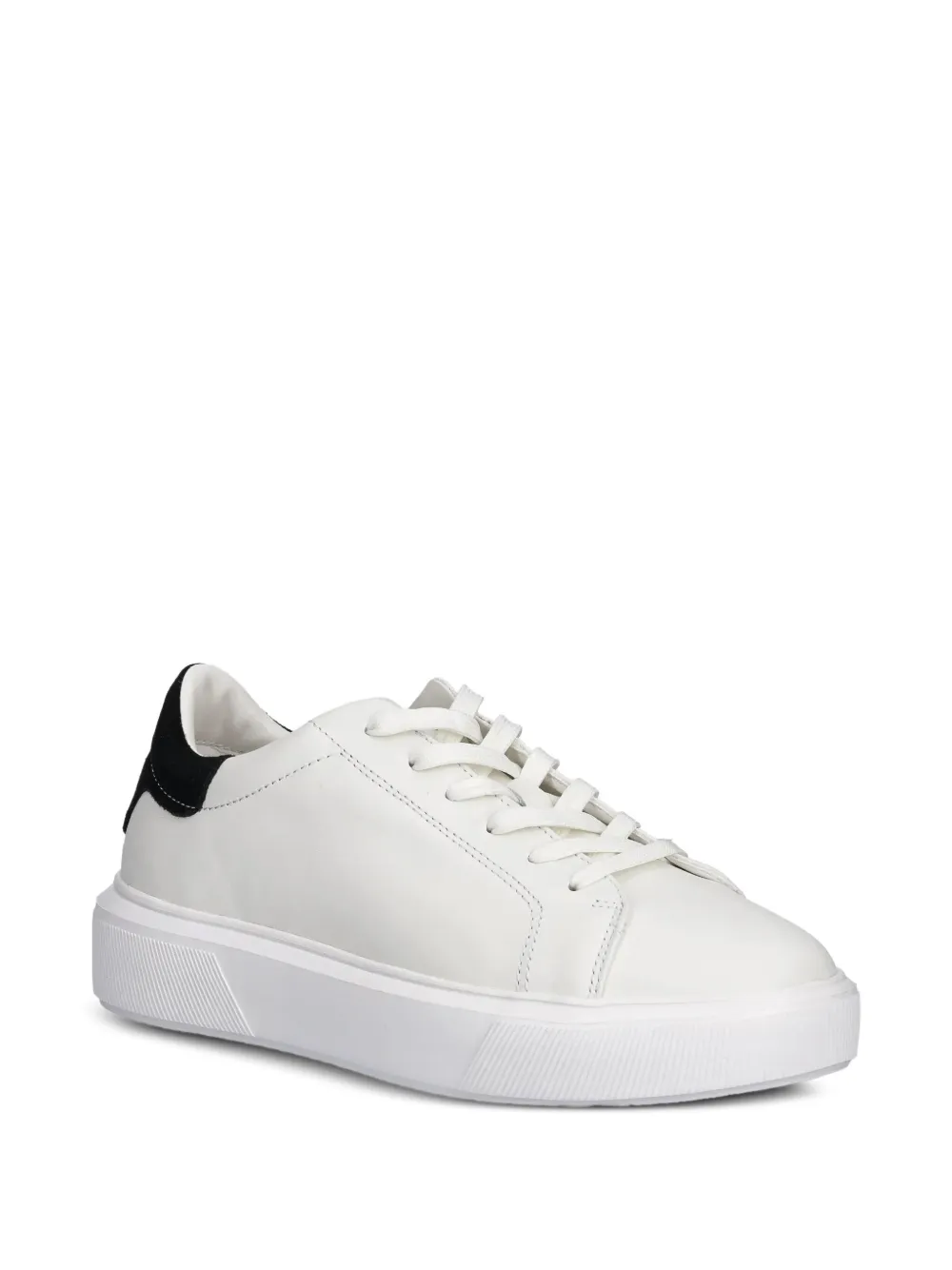 Marc O'Polo suede-panelled platform sneakers Wit