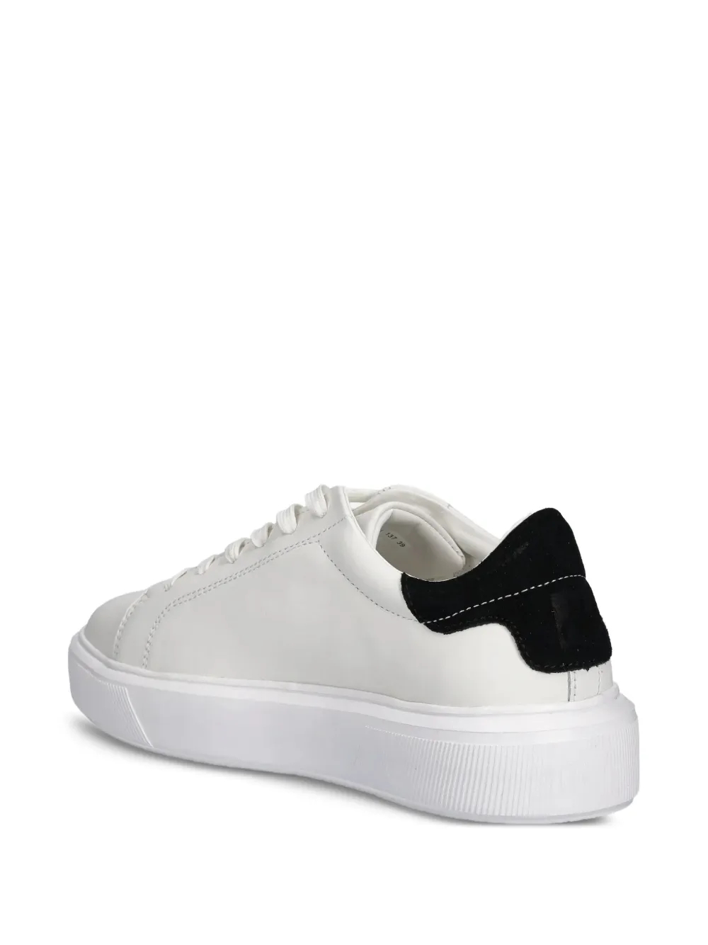 Marc O'Polo suede-panelled platform sneakers Wit