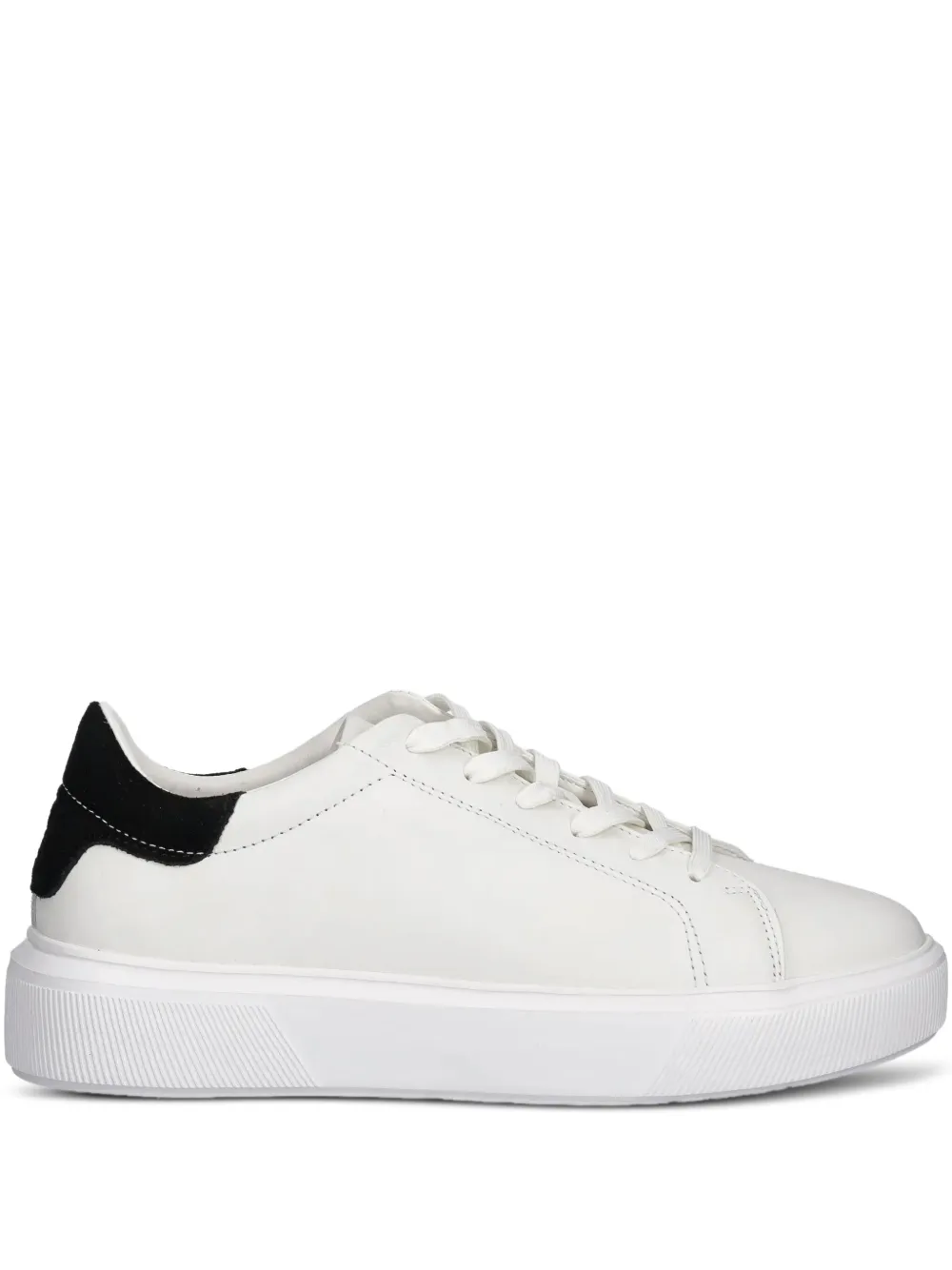 Marc O'Polo suede-panelled platform sneakers Wit