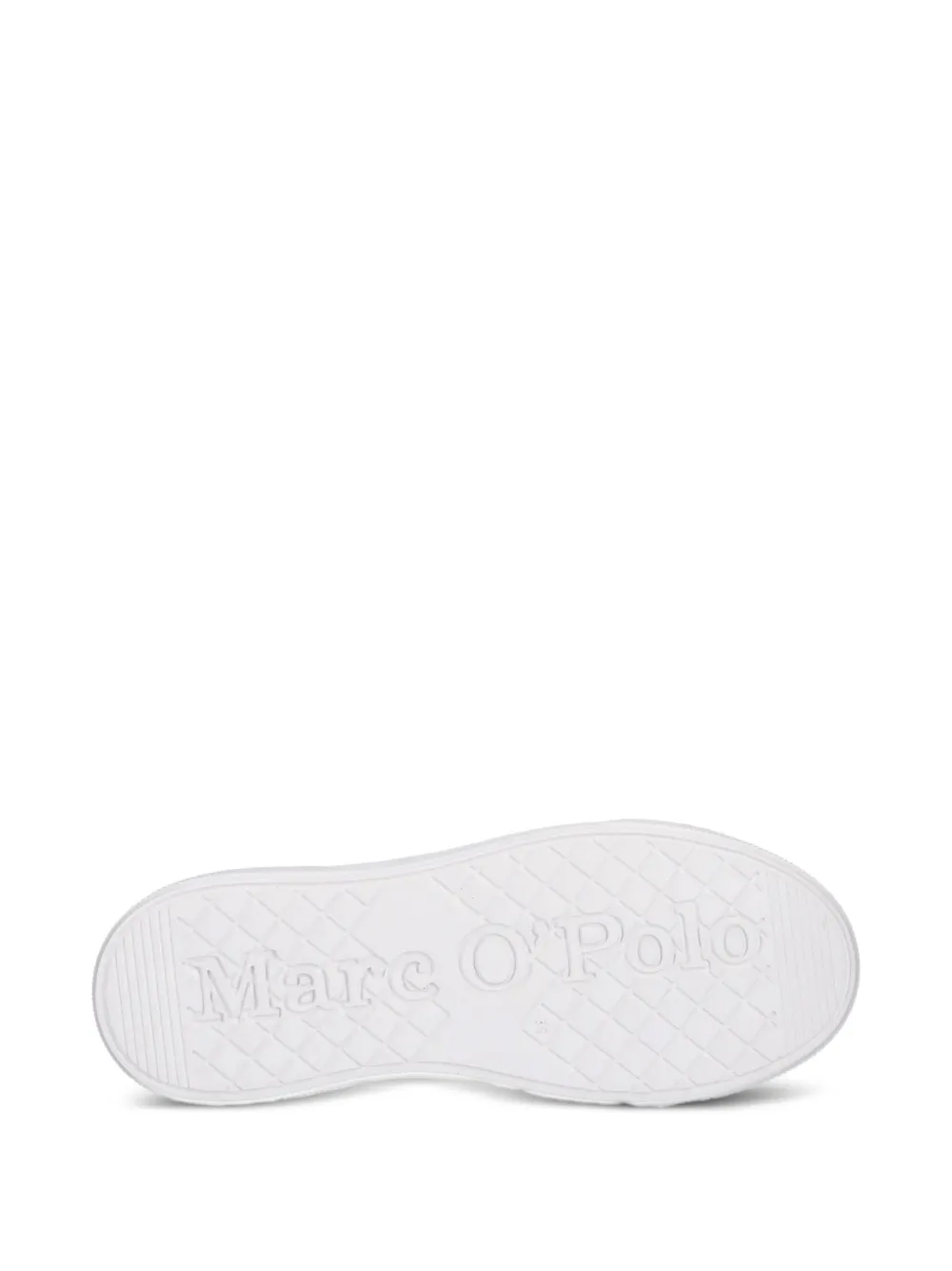 Marc O'Polo suede-panelled platform sneakers Wit