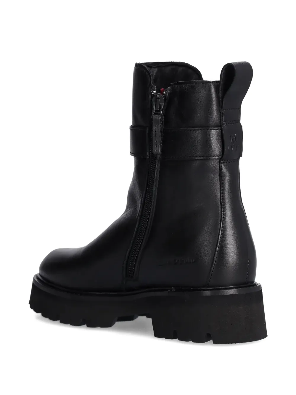 Marc O'Polo buckle-fastening leather boots Black