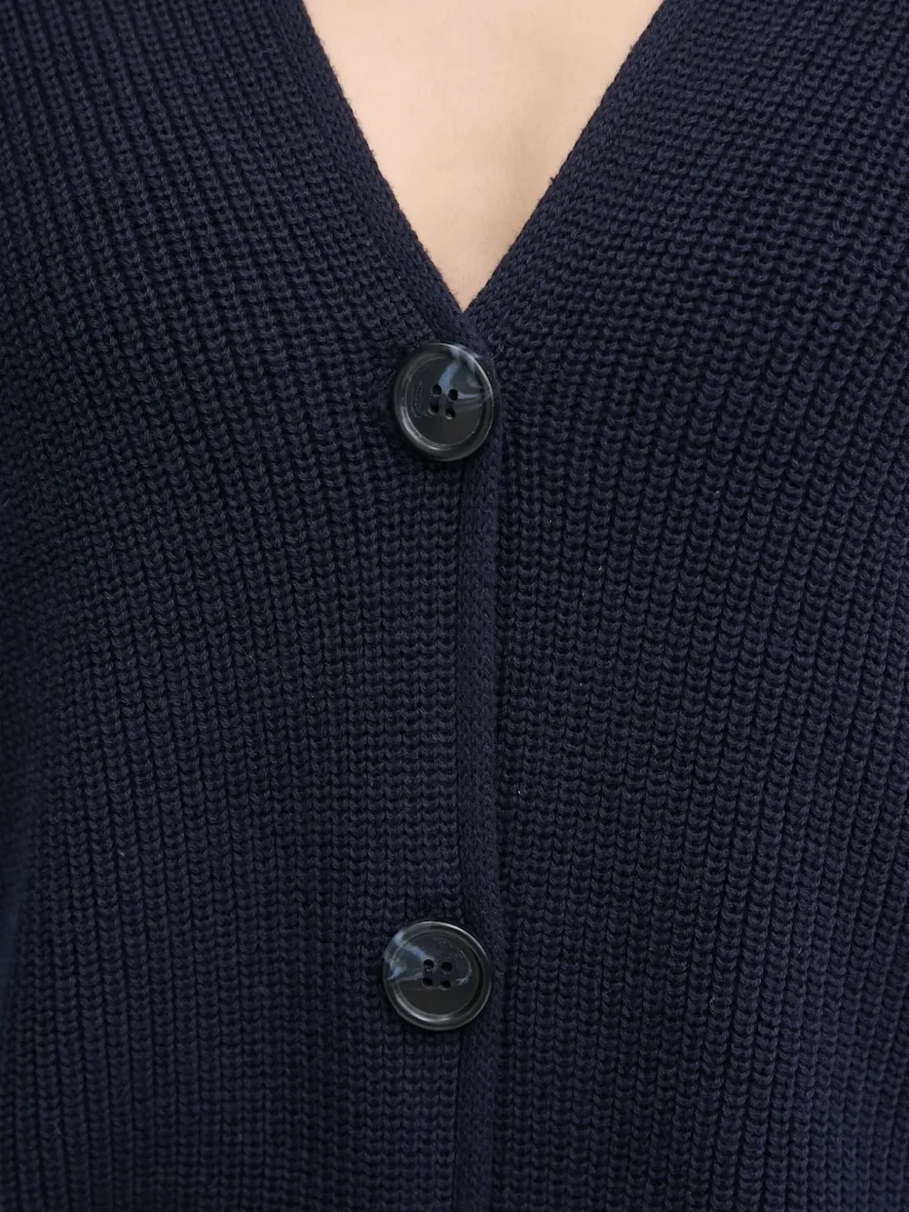 Marc O'Polo Vest met V-hals Blauw