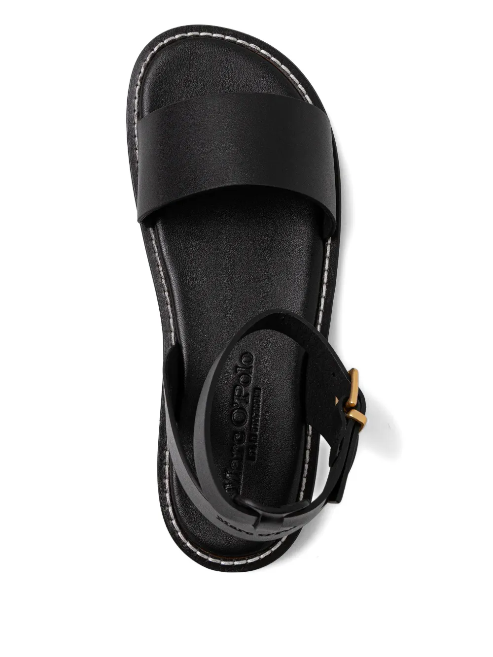 Marc O'Polo ankle-strap flat sandals Black