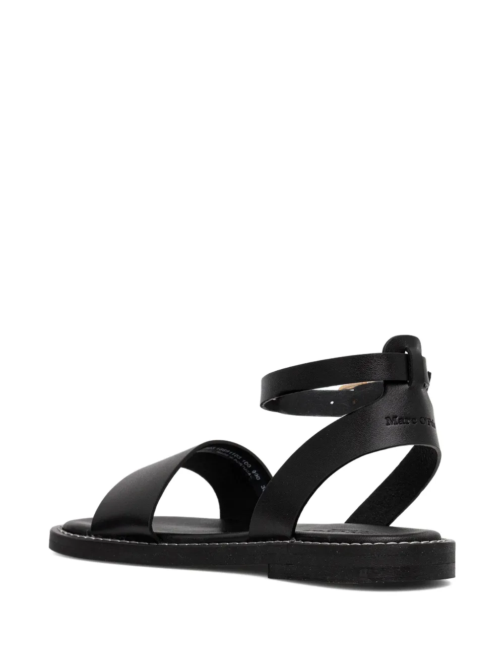 Marc O'Polo ankle-strap flat sandals Black