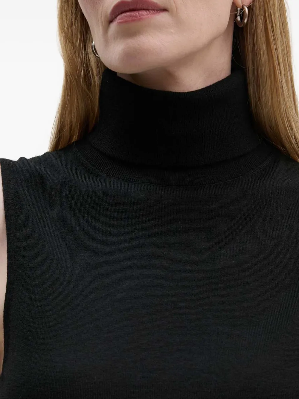 Marc O'Polo Mouwloze top Zwart