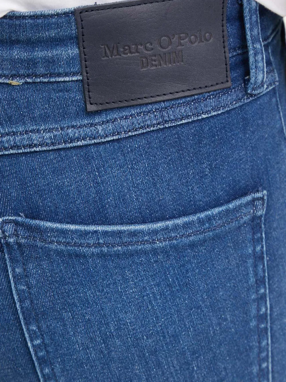 Marc O'Polo Jeans met logopatch Blauw