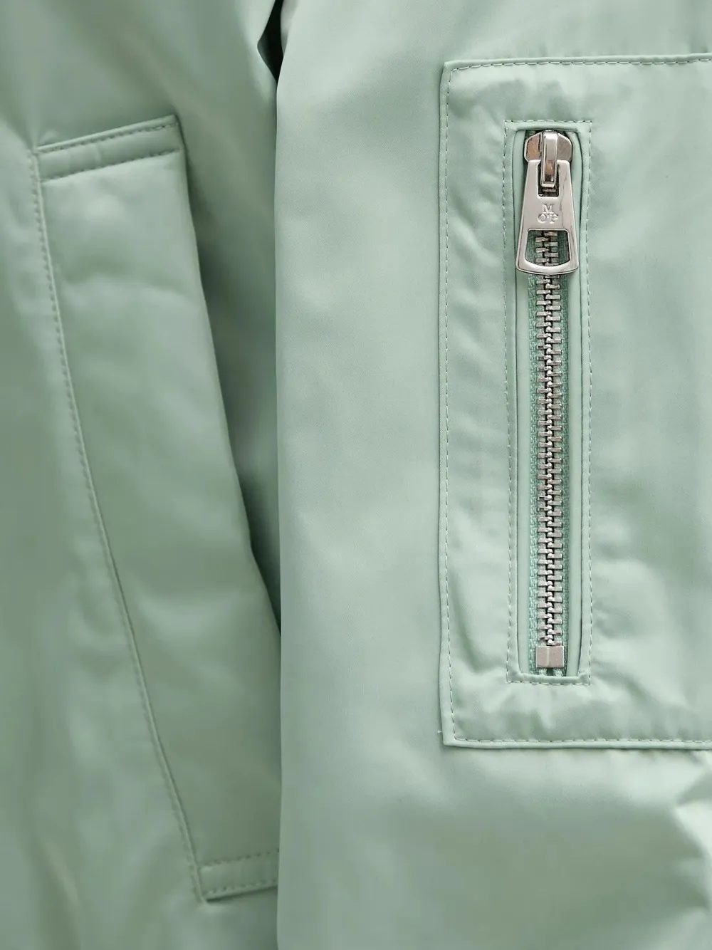 Marc O'polo Zipped-pocket Bomber Jacket In Green