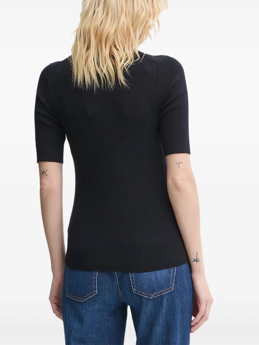 Marc O'Polo ribbed mock-neck top | Knitted Tops | Image 2