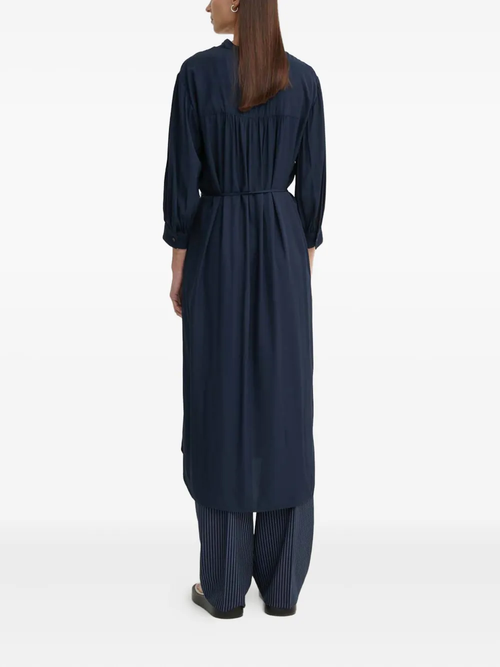 Marc O'Polo Blousejurk met ceintuur Blauw