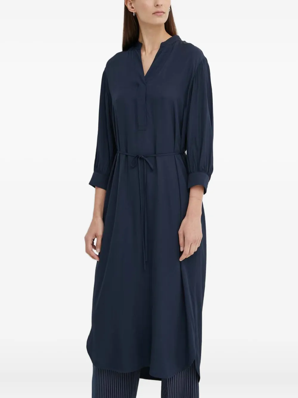 Marc O'Polo Blousejurk met ceintuur Blauw