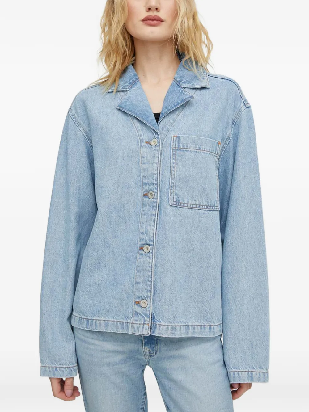 Marc O'polo Pocket Buttoned Shirt In Blue
