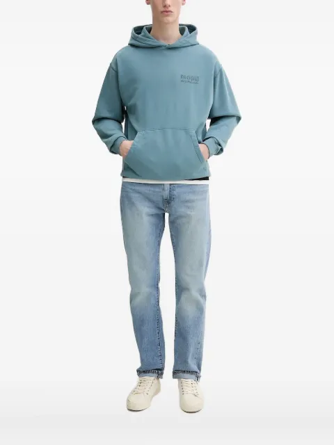 Marc O'Polo logo-embroidered hoodie