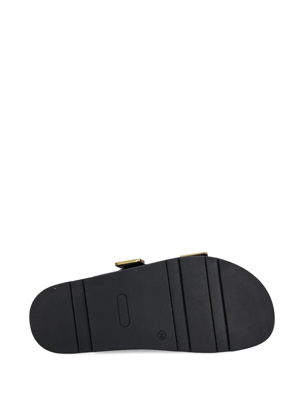 Marc O'Polo Slippers met gesp Zwart