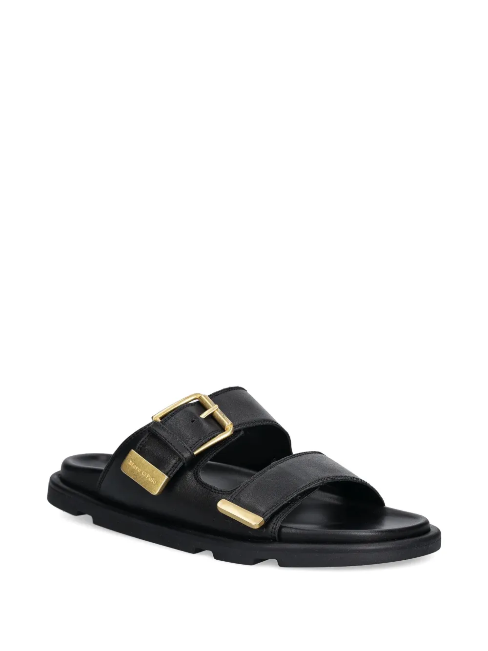 Marc O'Polo buckle-detail leather slides | Flat Sandals | Image 2