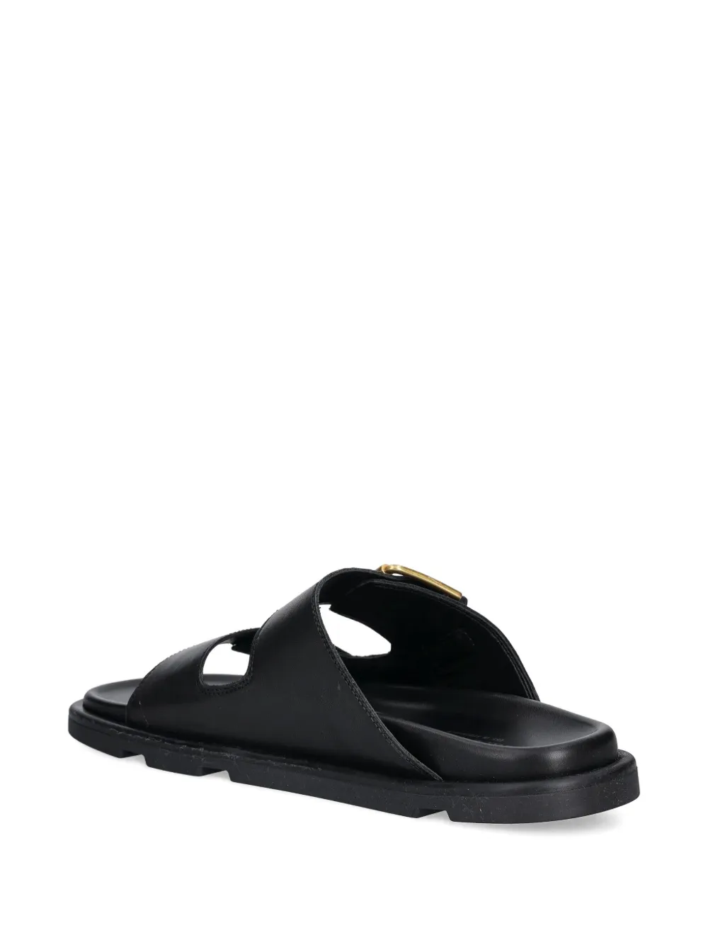 Marc O'Polo Slippers met gesp Zwart