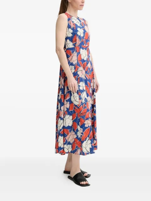 Marc O'Polo floral-print sleeveless midi dress