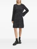 Marc O'Polo polka-dot flared dress - Black