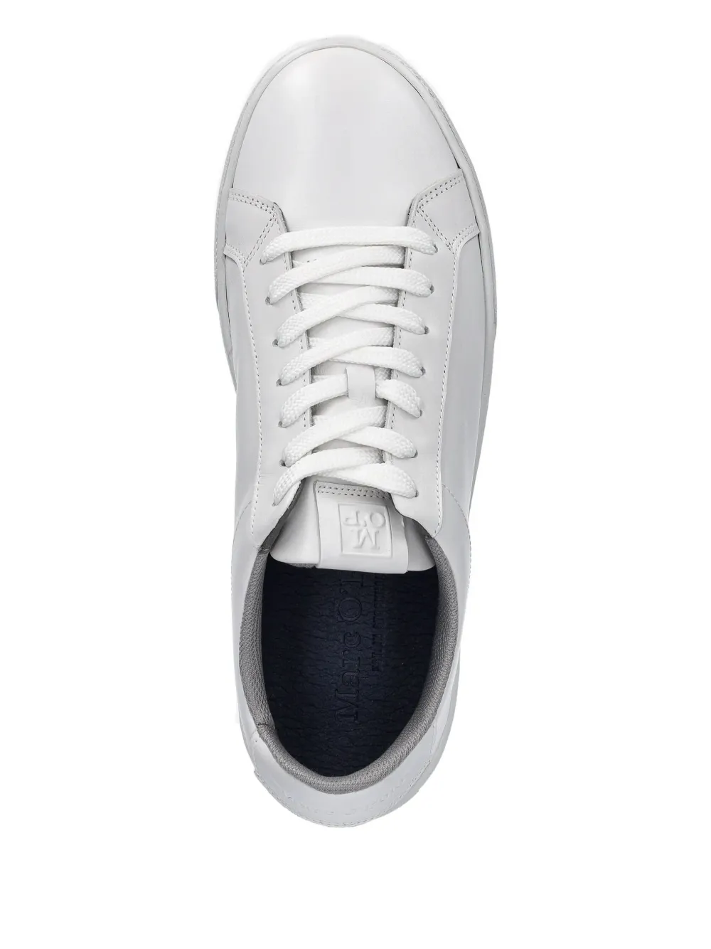 Marc O'polo Leather Lace-up Sneakers In White