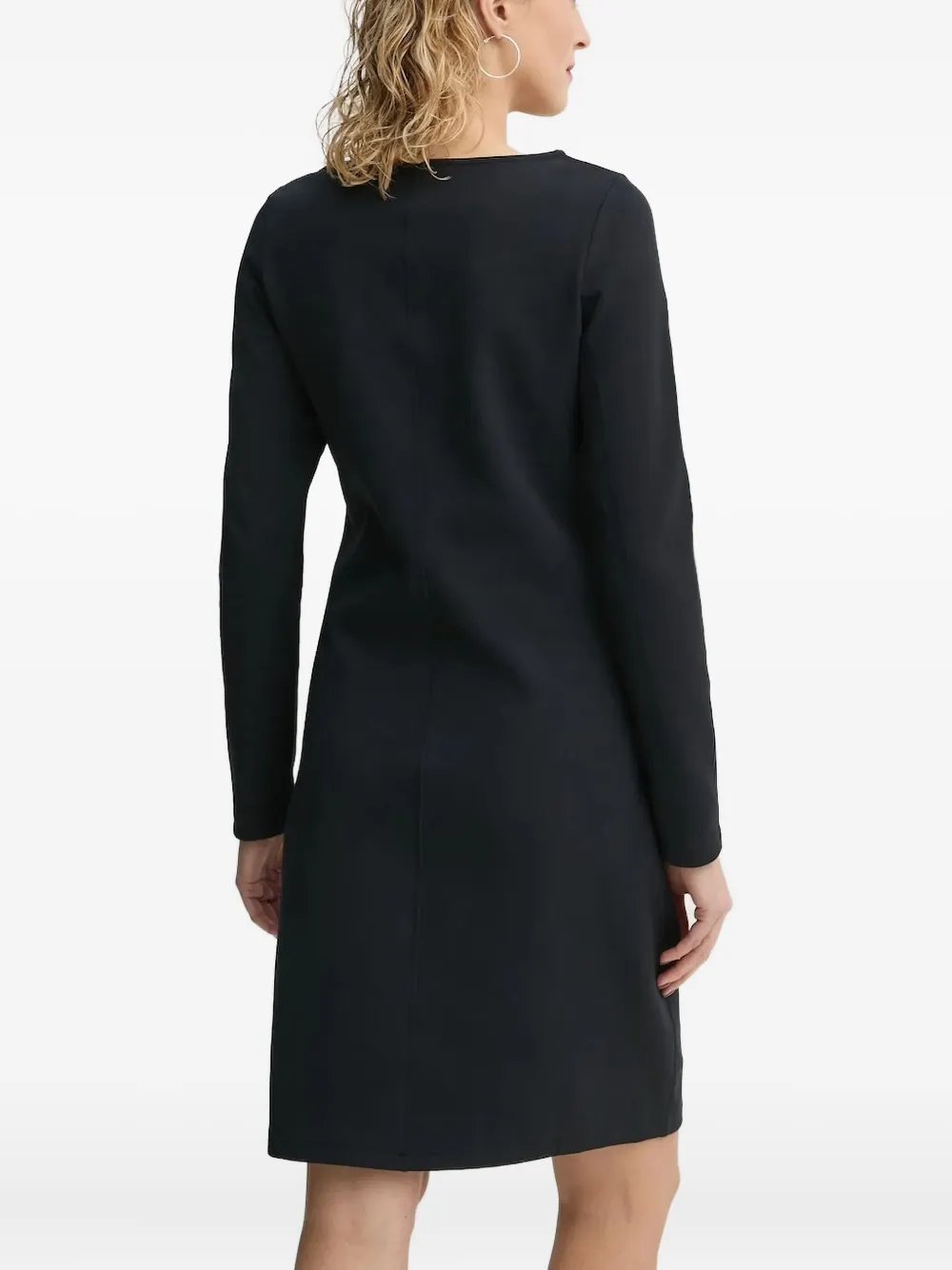 Marc O'Polo long-sleeve crew-neck mini dress - Blauw