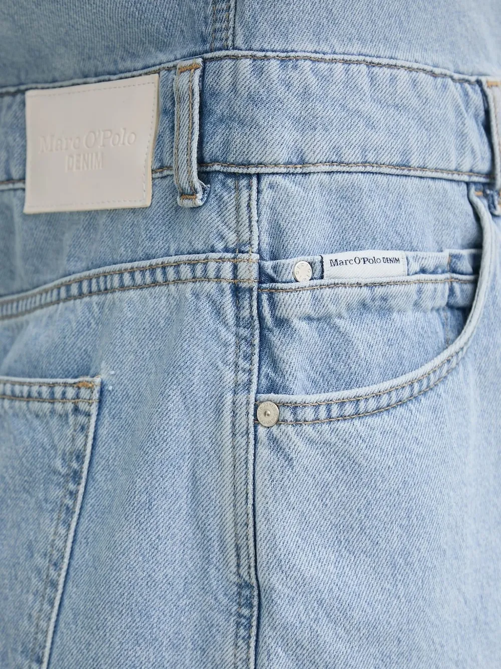 Marc O'Polo Katoenen shirtjurk Blauw
