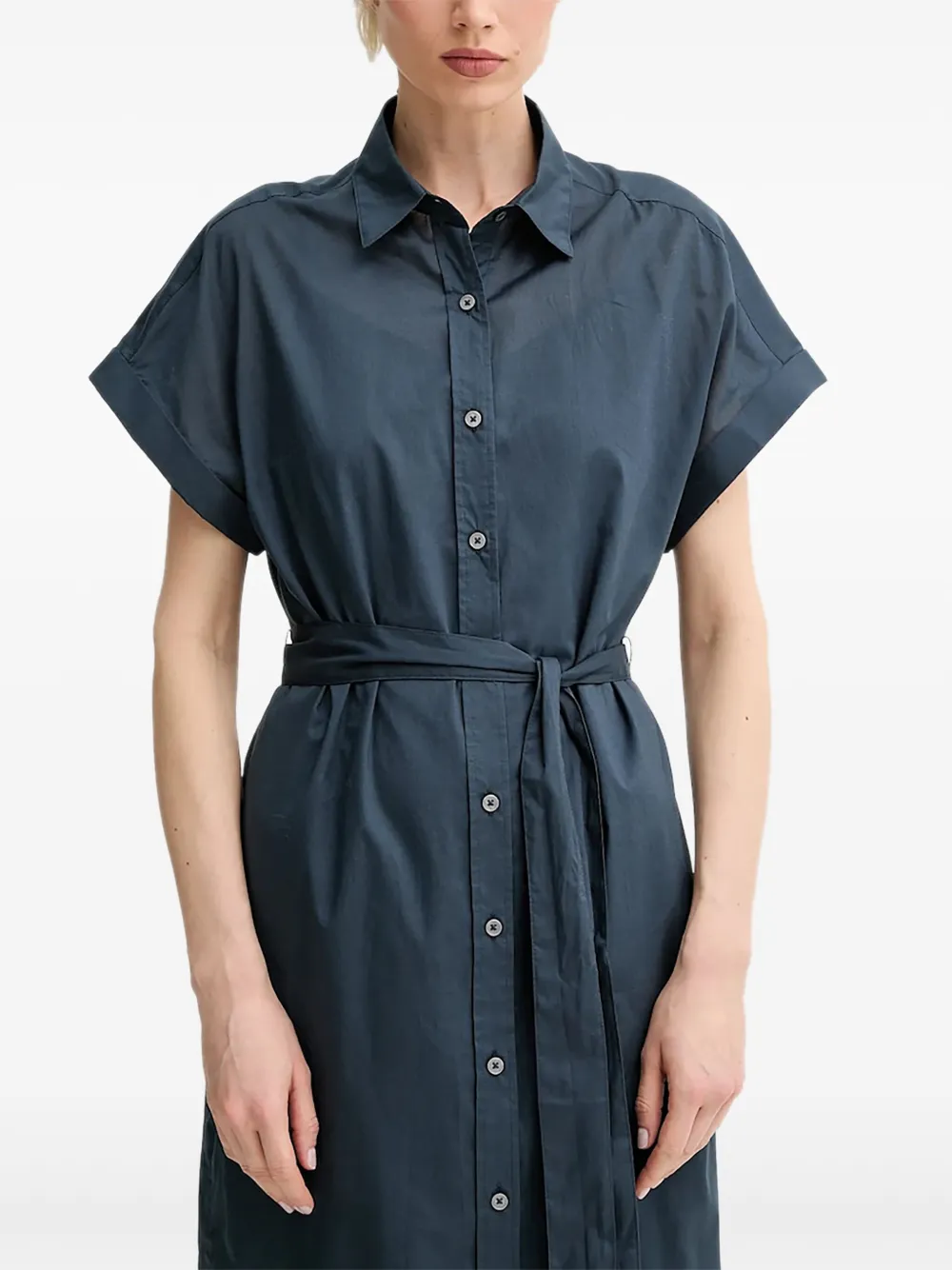 Marc O'Polo Midi-jurk met ceintuur Blauw