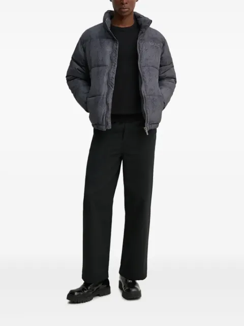 karl kani quilted puffer jacket