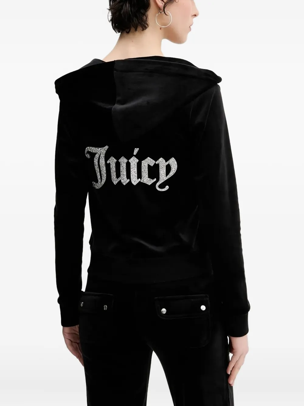 Juicy Couture rhinestone-embellished hoodie | Hoodies | Image 2