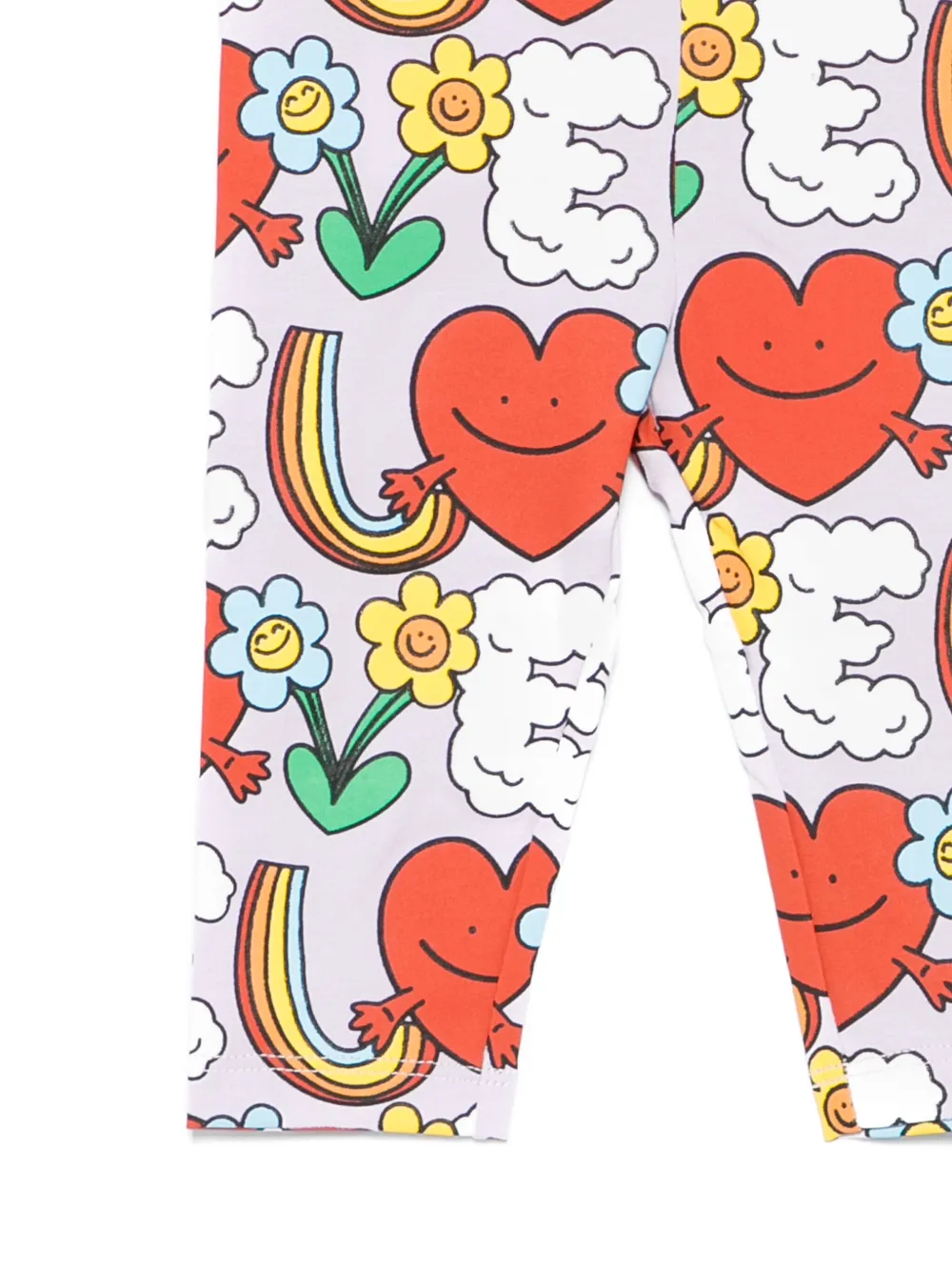 Stella McCartney Kids Legging met print Paars