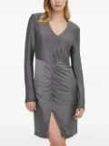 Joop! glitter V-neck mini dress - Grey