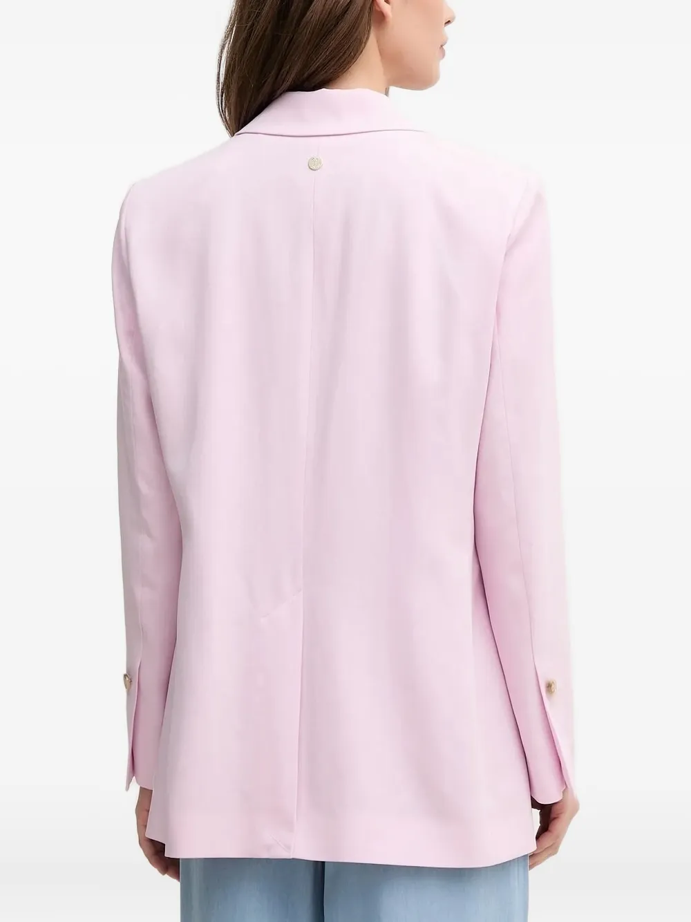 Joop! single-button notched-lapel blazer Roze