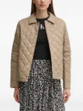 Joop! Ofelia quilted diamond-pattern jacket - Brown