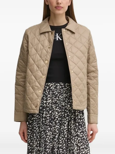 Joop! Ofelia quilted diamond-pattern jacket