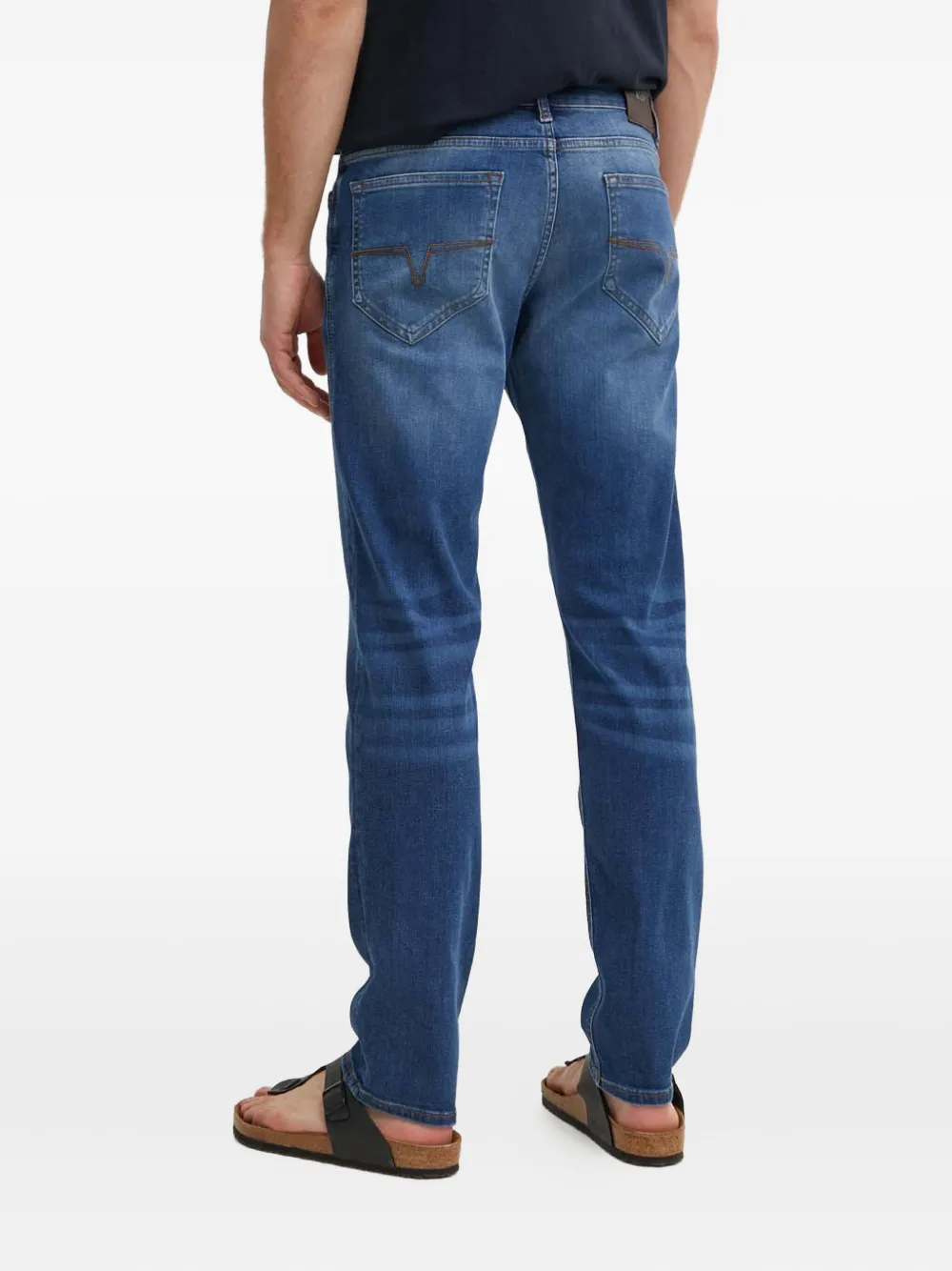 Joop! Jeans met logopatch Blauw