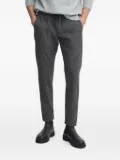 Joop! drawstring nailshead trousers - Grey