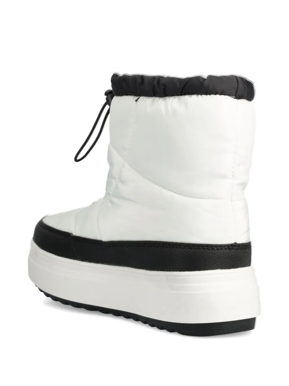 ice play quilted platform boots White