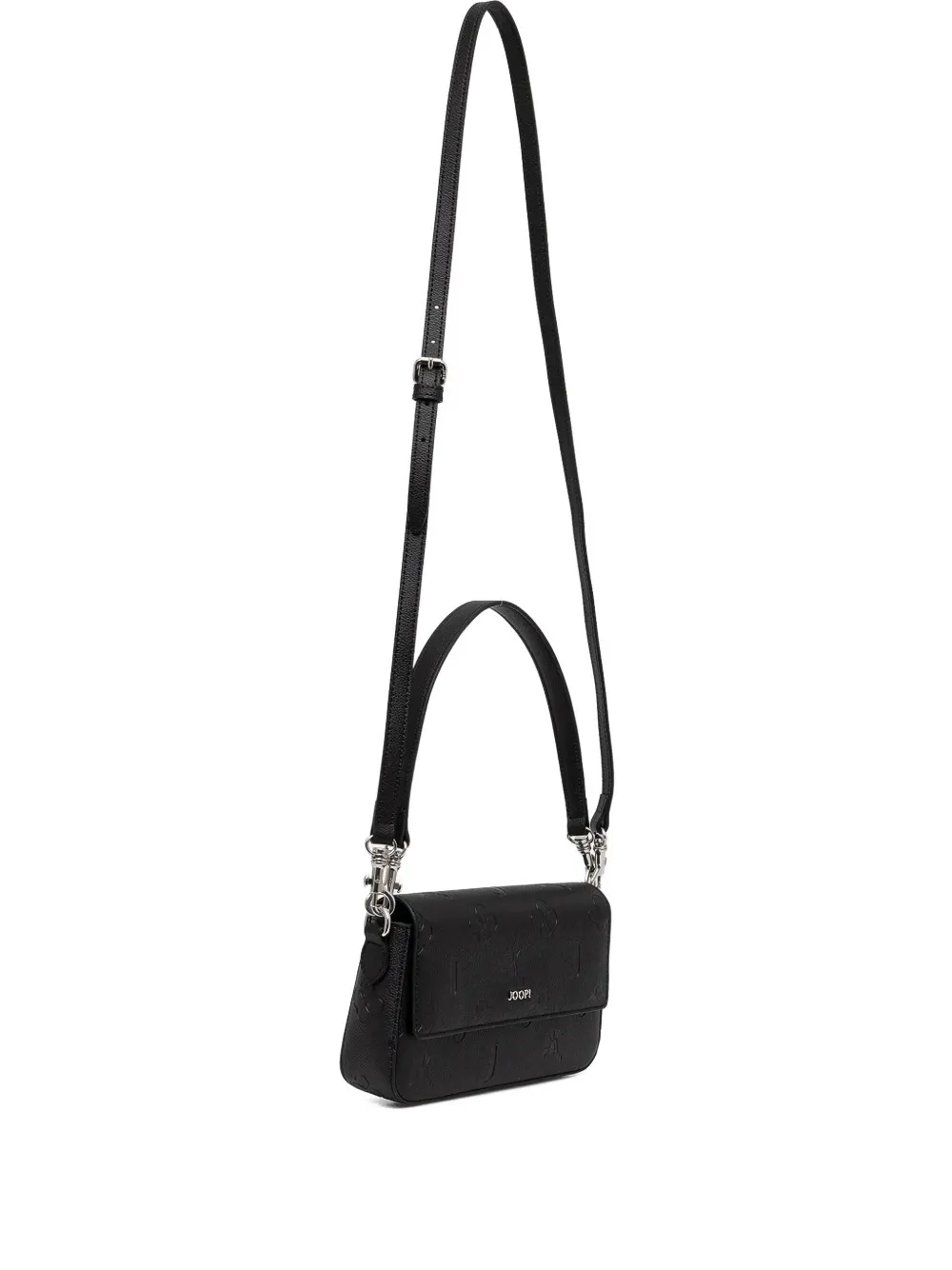 Joop! Crossbodytas met logo-reliëf Zwart