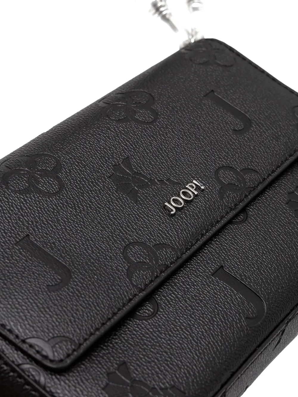 Joop! Crossbodytas met logo-reliëf Zwart