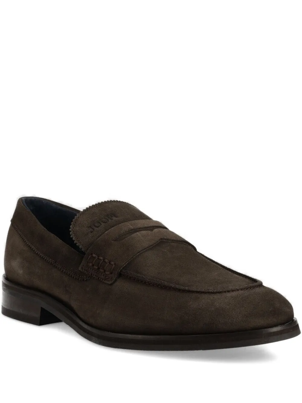Joop Penny-slotsuede Loafers In Brown