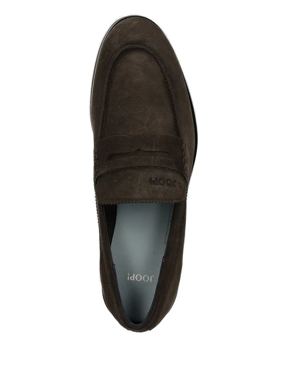 Joop! penny-slotsuede loafers Brown