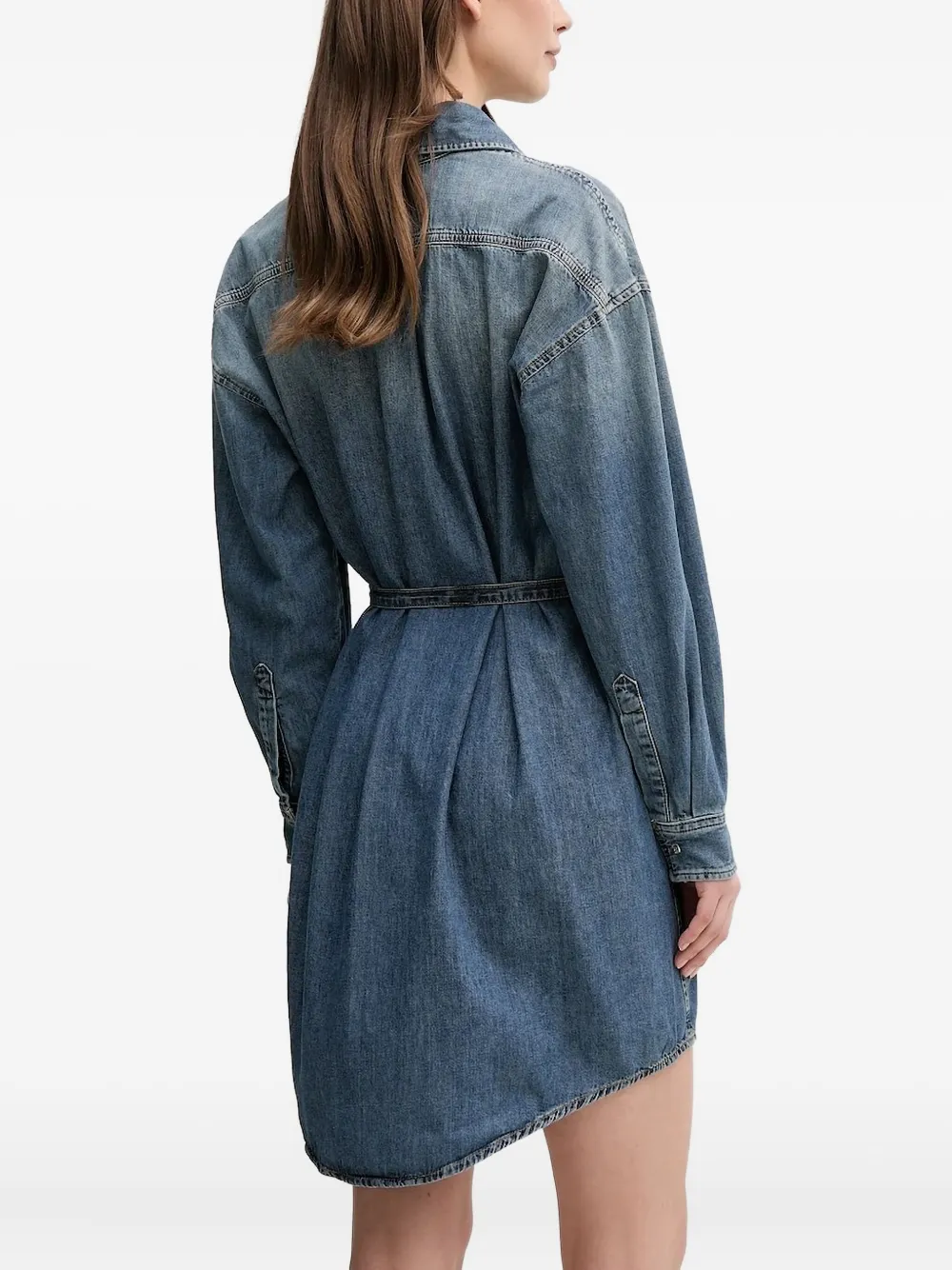 Joop! denim shirt mini dress Blauw