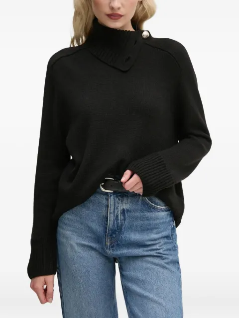 Joop! high-neck button-detail sweater